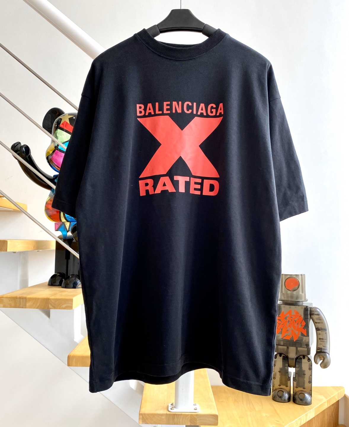 [계단집] 발렌시아가 X 로고 티셔츠 2컬러 balenciaga