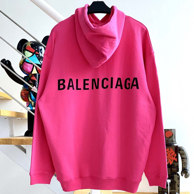 [계단집] 발렌시아가 백로고 후드티 핑크 balenciaga