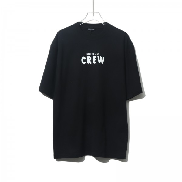 GTR공장 발렌시아가 CREW 티셔츠 블랙 balenciaga