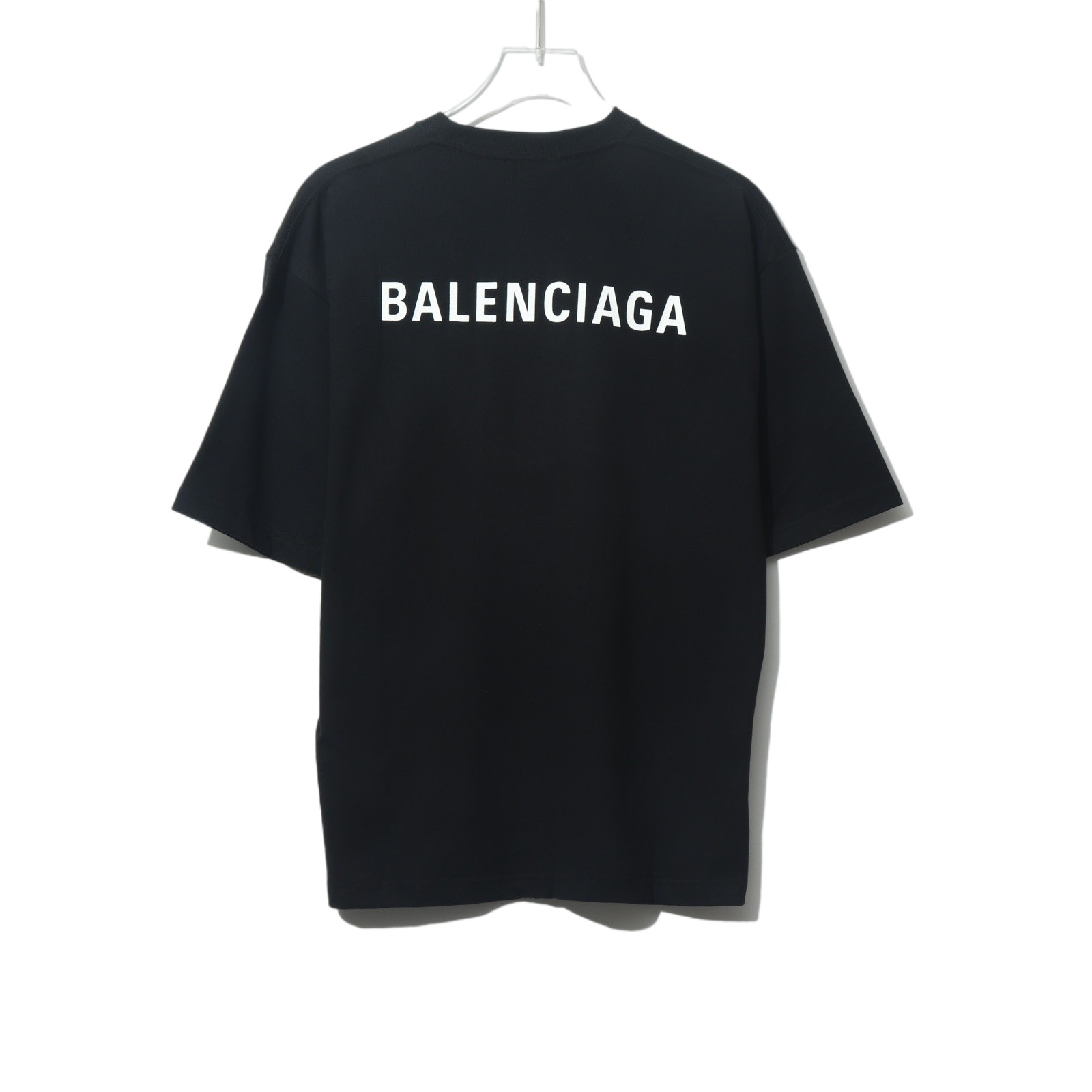 GTR공장 발렌시아가 화이트 로고 티셔츠 balenciaga