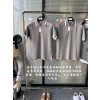 TJ공장 톰브라운 어깨 삼색 줄무늬 폴로 그레이 Thombrowne