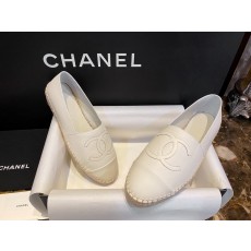 [팬더샵] 샤넬 레더 CC로고 플랫 에스파드리유 Chanel