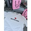 TJ공장 발렌시아가 모노그램 하트 자수 티셔츠 balenciaga