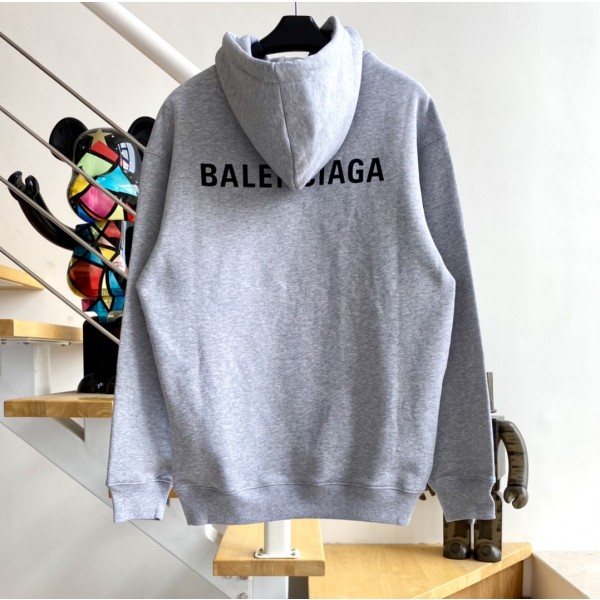 [계단집] 발렌시아가 201FW 블랙 모노그램 후드티 그레이 balenciaga