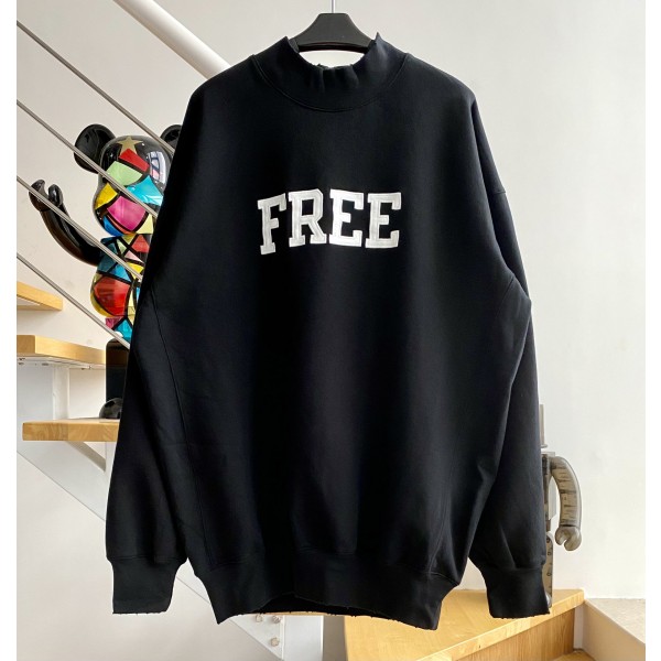 [계단집] 발렌시아가 FREE 맨투맨 블랙 balenciaga