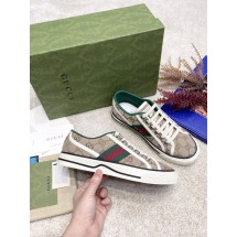 [327] 구찌&디즈니 Tennis 1977 GG 로고 자카드 로우탑 스니커즈 6컬러 Gucci