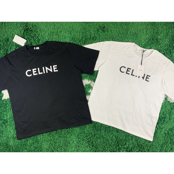 [잔디집2] 셀린느 앞 모노그램 반팔티 2컬러 Celine