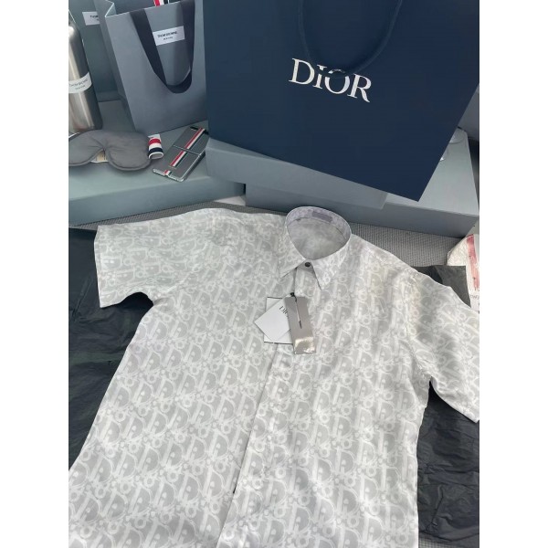 TJ공장 디올 오블리크 잠사 반팔 셔츠 Dior