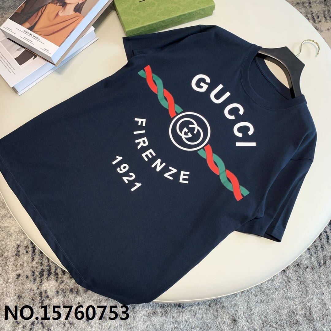 B7 구찌 모노그램 GG 1921 반팔티 블랙 Gucci