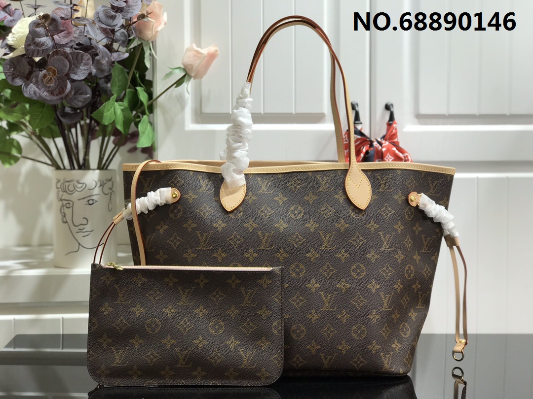 [88factory] 루이비통 모노그램 네버풀 32*29*17cm M41177 레드 LOUIS VUITTON