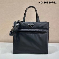 프라다 리나일론 토트백 블랙 2VG076 38*36*14cm 