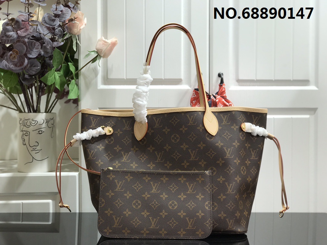 [88factory] 루이비통 모노그램 네버풀 32*29*17cm M40995 베이지 LOUIS VUITTON