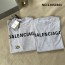 BL 발렌시아가 검정 모노그램 프린트 반팔티 그레이 balenciaga