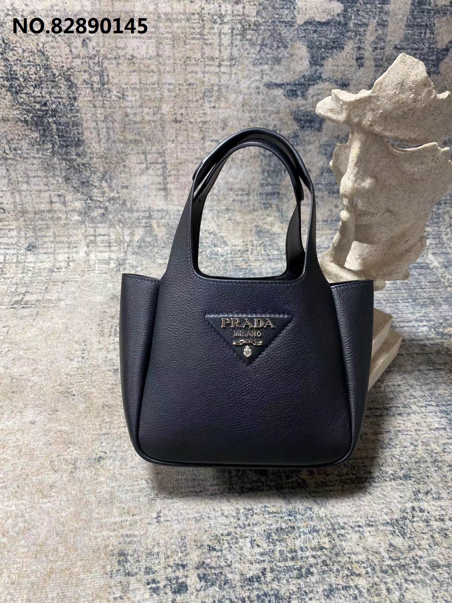 black frame 공장 프라다 미니 토트백 1BA349 블랙 15.5*10*18cm Prada