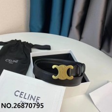 셀린느 골드 로고 벨트 Celin...