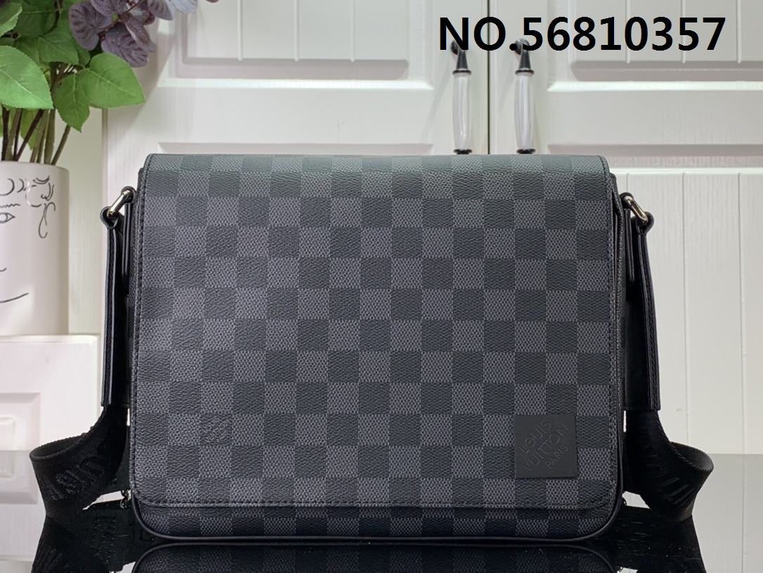 [88factory] 루이비통 블랙 체커보드 메신저백 26*20*7cm N42710 LOUIS VUITTON