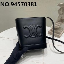 black frame 셀린느 스무스 카프스킨 버킷백 레더 트리옹프 30*22*13cm 198243 2컬러 