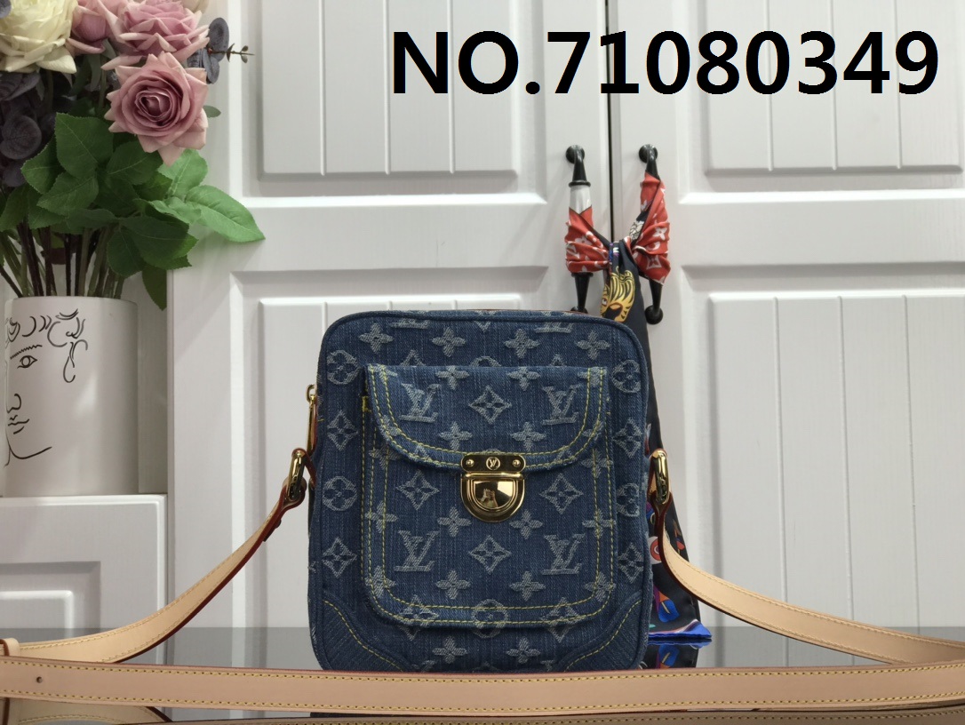 [88factory] 루이비통 빈티지 데님 솔더백 M95348 20*18*7cm LOUIS VUITTON