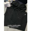 TJ공장 프라다 모노그램 자수 후드티 블랙 Prada