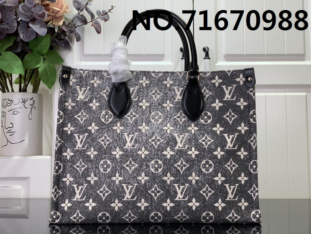 [88factory] 루이비통 온더고 MM 데님 M46448 35*27*14cm LOUIS VUITTON