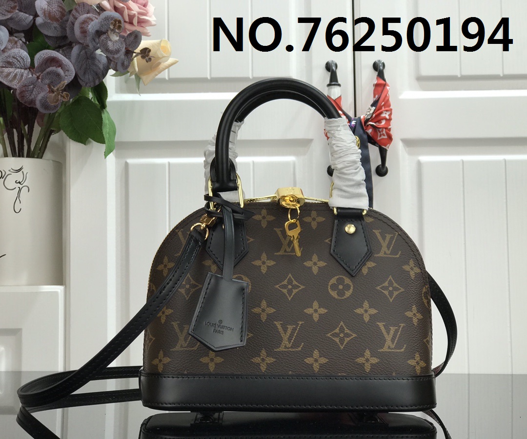 [88factory] 루이비통 알마 BB 토트백 숄더백 N41221 N53152 25cm 블랙 LOUIS VUITTON