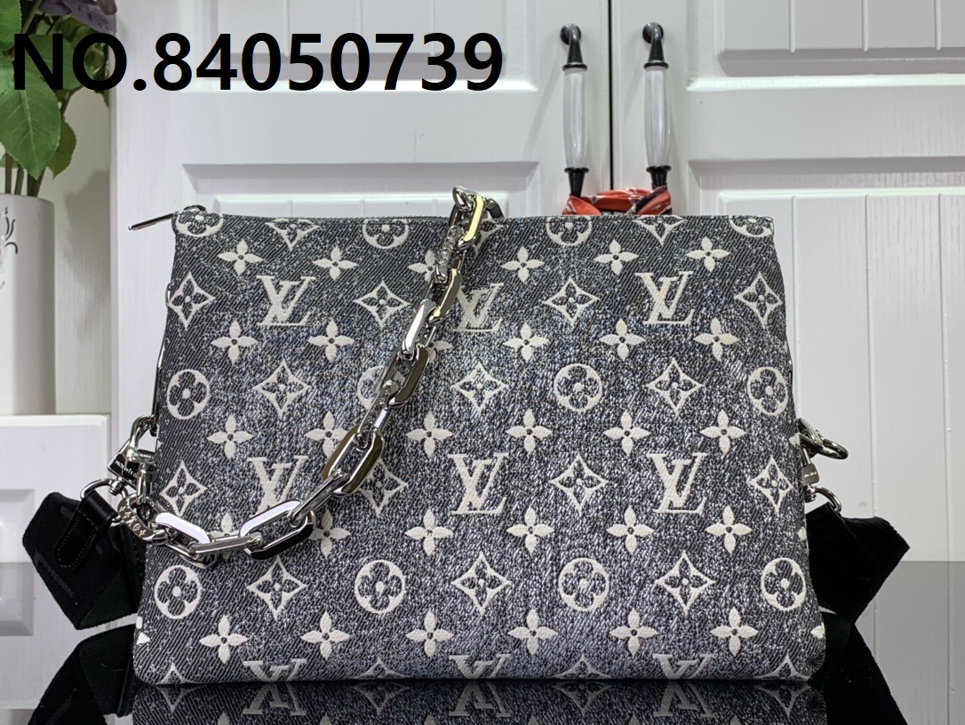 [88factory] 루이비통 숄더백 데님 블랙 M57790 26*20*12cm LOUIS VUITTON