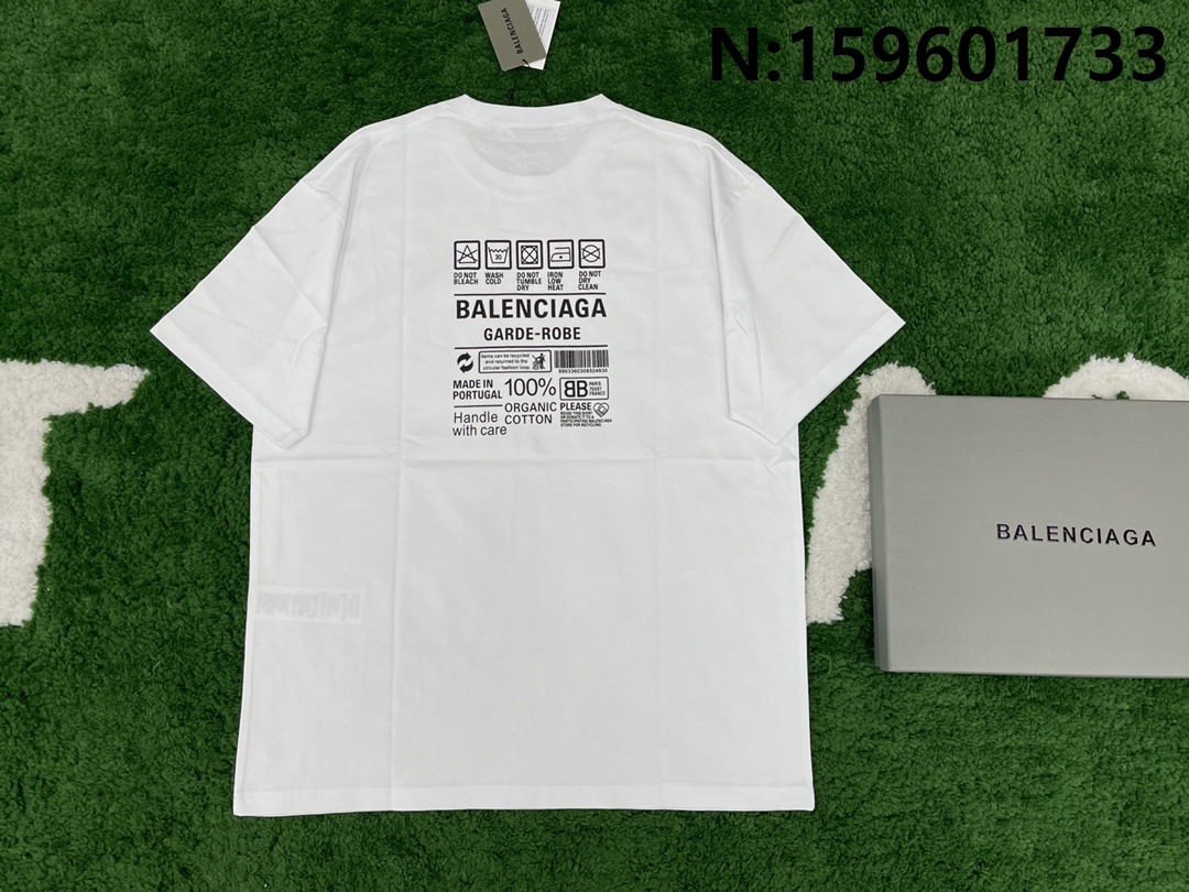 [잔디집1] 발렌시아가 뒷면 프린트 반팔티 화이트 balenciaga