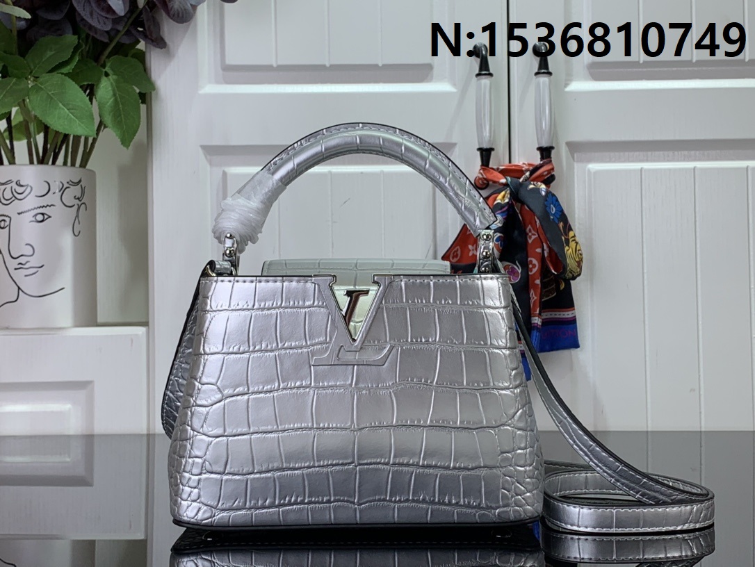 [88factory] 루이비통 카퓌신 BB 숄더백 N92175 4886 은색 2사이즈 LOUIS VUITTON