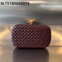 징 팩토리 보테가베네타 놋 클러치 717622 20*12*5.5cm 와인 bottegaveneta