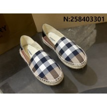 [152] 버버리 린넨 체크 에스파드리유 burberry