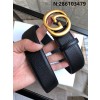 구찌 GG 마몬트 버클 레더 벨트 400593 2컬러 3.8cm Gucci