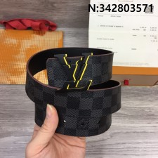 루이비통 양색 LV로고 다미에 리버시블 벨트 M9923 4cm LOUIS VUITTON