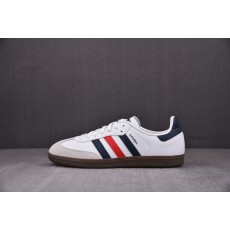 아디다스 삼바 비건 화이트 네이비 블루 레드 Vegan OG Cloud White Navy Blue Red F75247 adidas