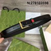 구찌 벨트 가죽 웹 495125 3.5cm Gucci