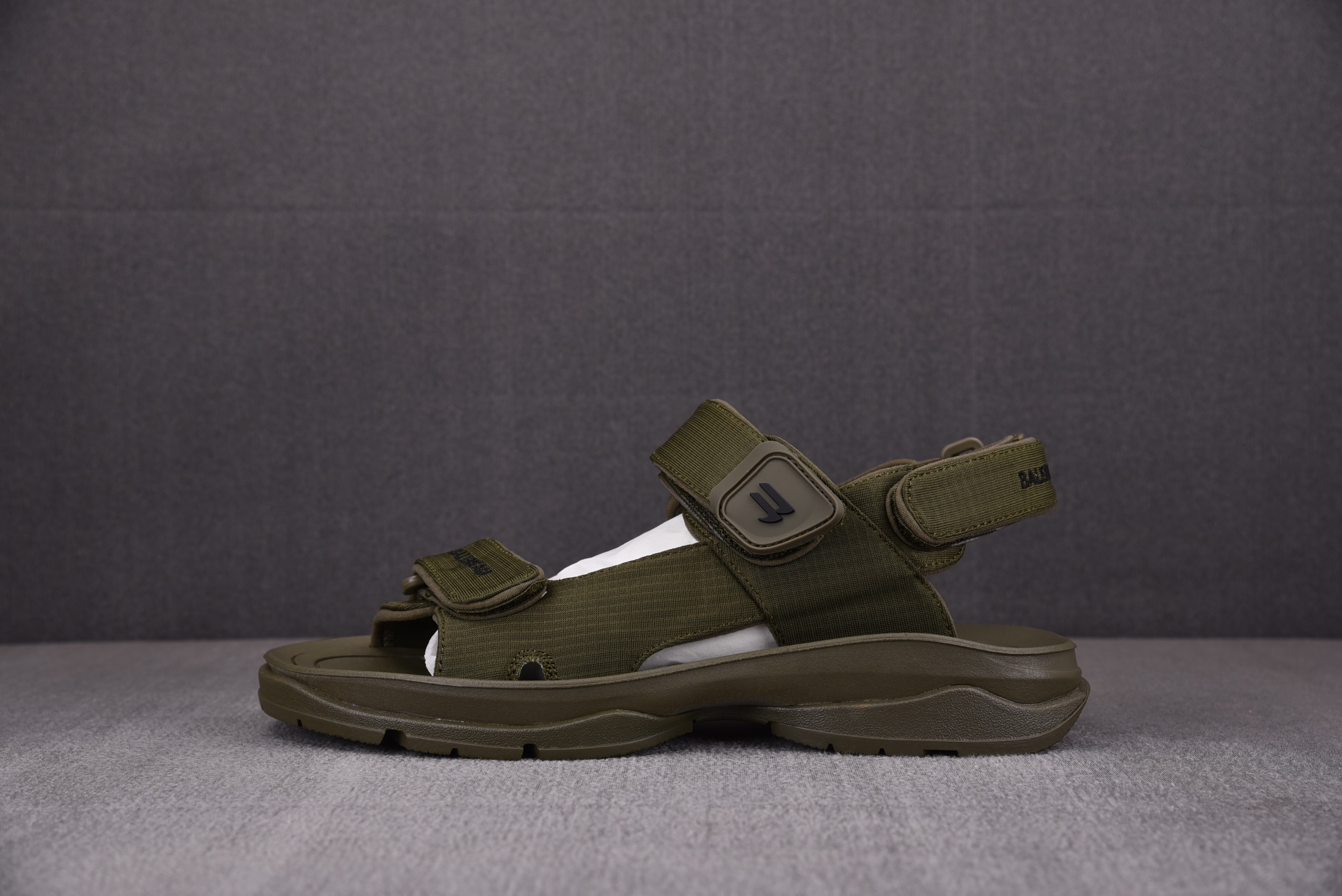 CY 발렌시아가 투어리스트 샌들 아미그린 Balenciaga Tourist Sandals army green