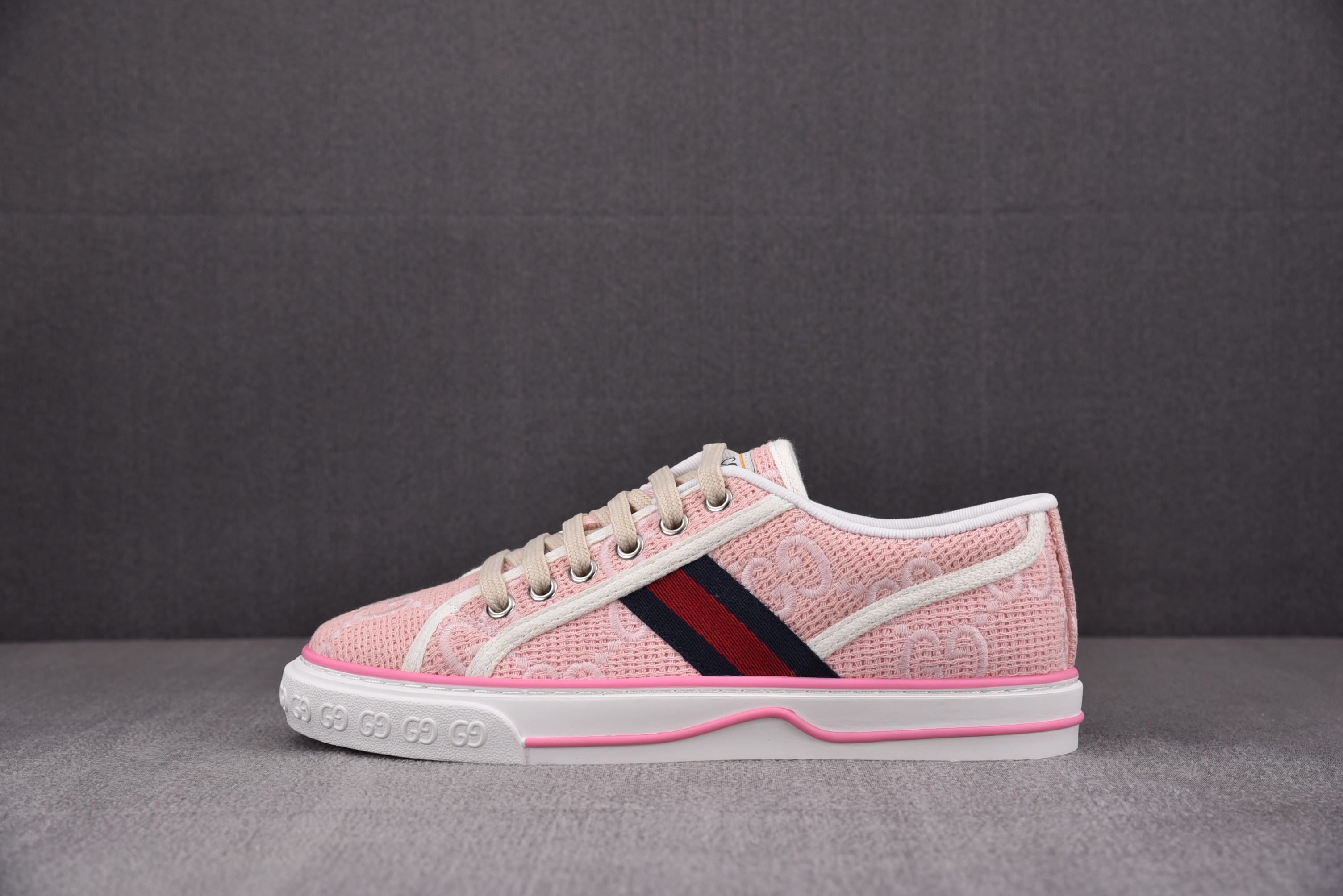 ZG 구찌 테니스 스니커즈 1977 라이트 핑크  Gucci Tennis 1977 Light Pink Gucci