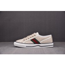 ZG 구찌 테니스 스니커즈 1977 아이보리화이트코튼 Gucci Tennis 1977 GG Ivory white cotton Gucci