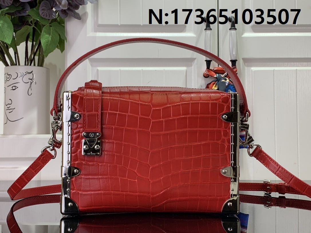 [88factory] 루이비통 악어무늬 Petite Malle 숄더백 M46358 21*14*6cm 2컬러 LOUIS VUITTON