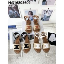 [327] 셀린느 개선문 라피아 위빙 샌들 3컬러 1.5cm Celine