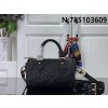 [88factory] 루이비통 나노 스피디 엠보 모노그램 숄더백 M81625 M82450 16*10*7.5cm 블랙 LOUIS VUITTON