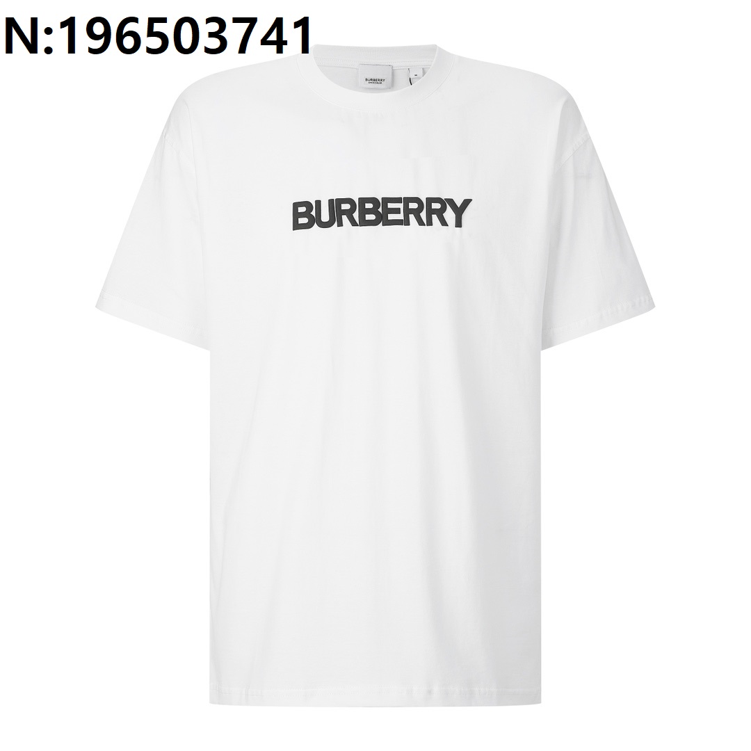 [잔디집2] 버버리 검정 모노그램 반팔티 화이트 burberry