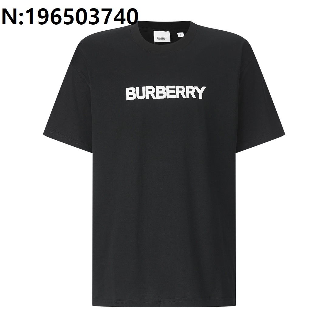 [잔디집2] 버버리 흰색 모노그램 반팔티 블랙 burberry