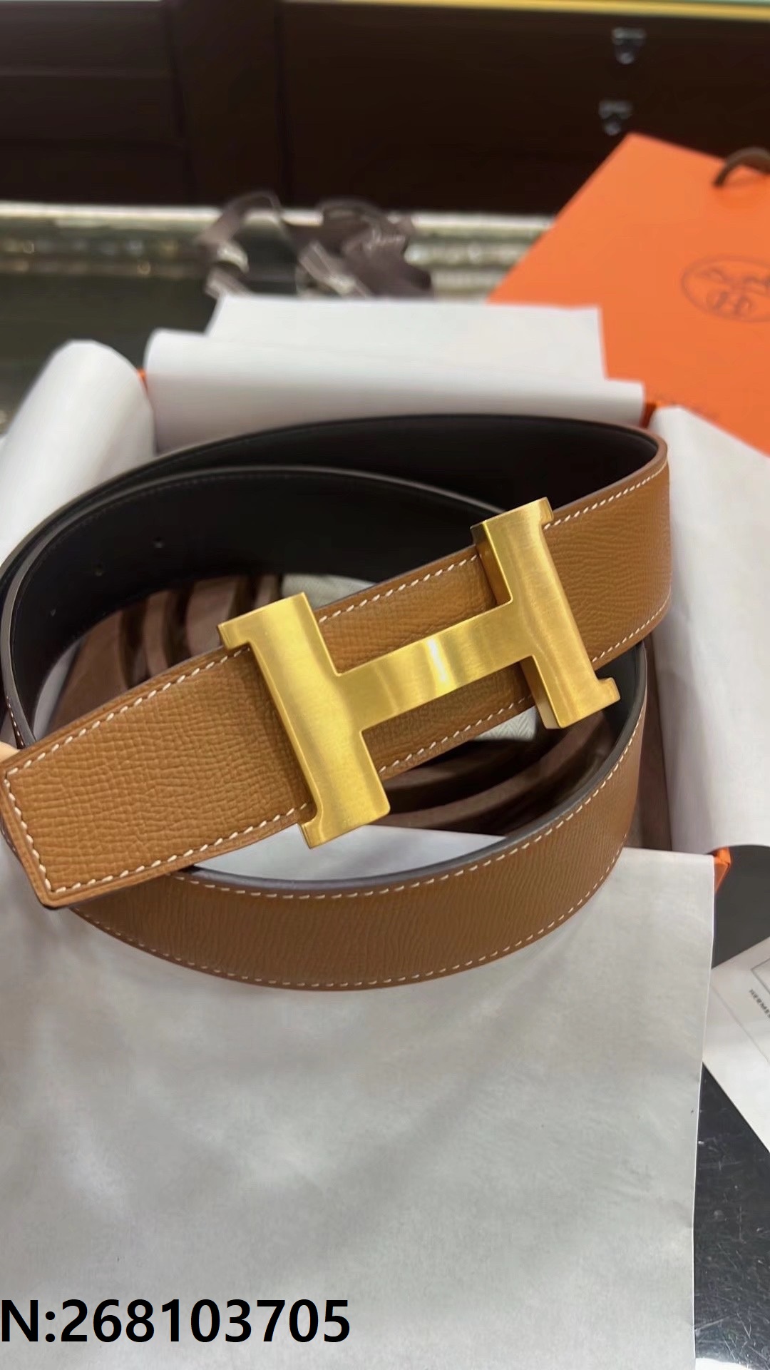 에르메스 H버클 3.8cm 벨트 2컬러 Hermes