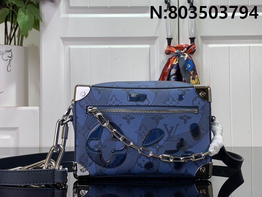 [88factory] 루이비통 미니 소프트 트렁크 M22588 18.5*13*8cm 다크 블루 LOUIS VUITTON