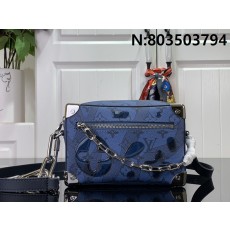 [88factory] 루이비통 미니 소프트 트렁크 M22588 18.5*13*8cm 다크 블루 LOUIS VUITTON