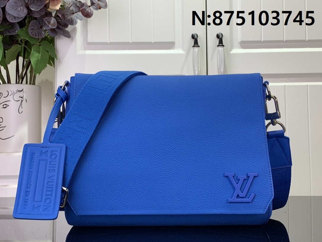 [88factory] 루이비통 에어로그램 메신저백 블루 30.5*24*10cm M57080 LOUIS VUITTON