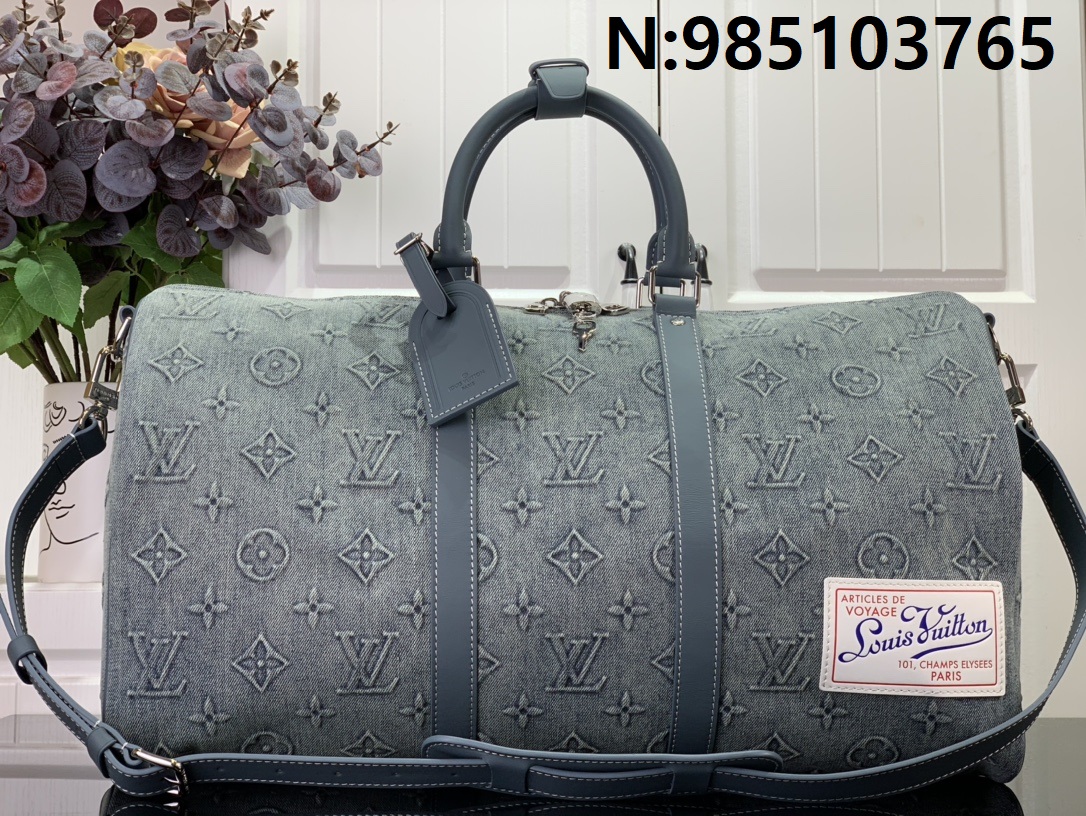 [88factory] 루이비통 키폴 반둘리에 M22532 50*29*23cm 데님 LOUIS VUITTON