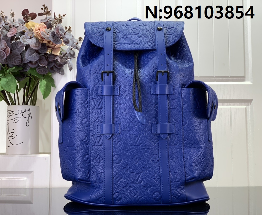 [88factory] 루이비통 크리스토퍼 백팩 블루 M23189 38*44*21cm LOUIS VUITTON