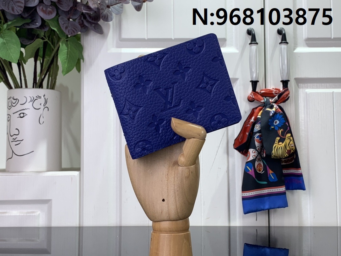 [88factory] 루이비통 멀티플 월릿 블루 M82563 11.5*9*1.5cm LOUIS VUITTON