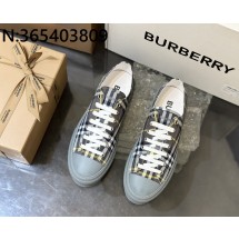 [152] 버버리 빈티지 커플 로우탑 체크 스니커즈 그레이 burberry